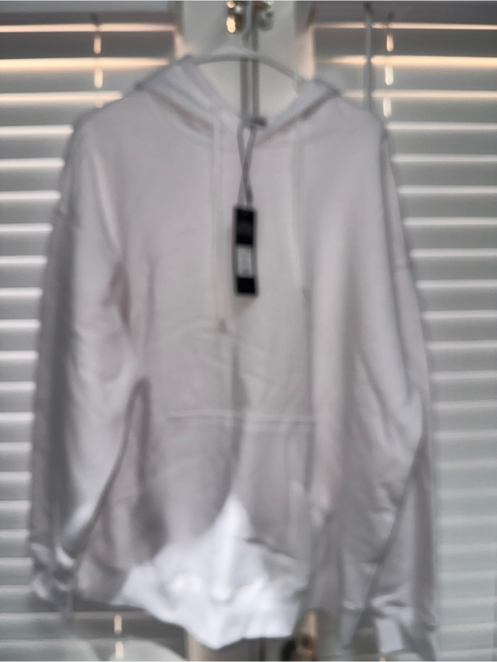 Fashion Nova Steal Your Boyfriend White Hooded Pullover Sweatshirt